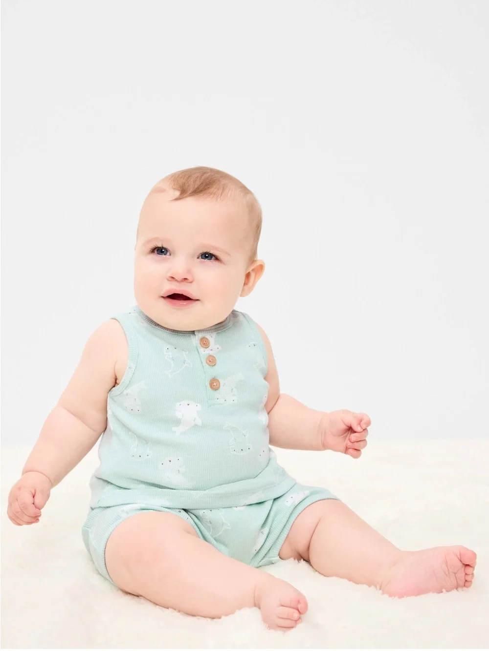 18M-24M NWT Old Navy Henley Tank Top and Shorts Set